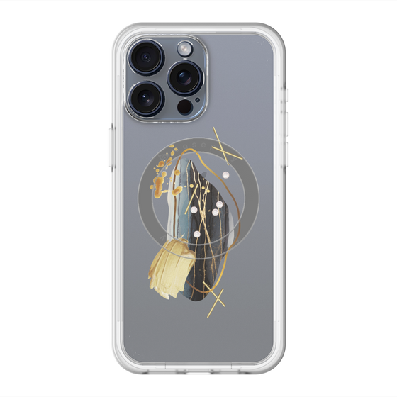 スリムプロテクションプレミアムケース with MagSafe［ Nuance Painting Black ］