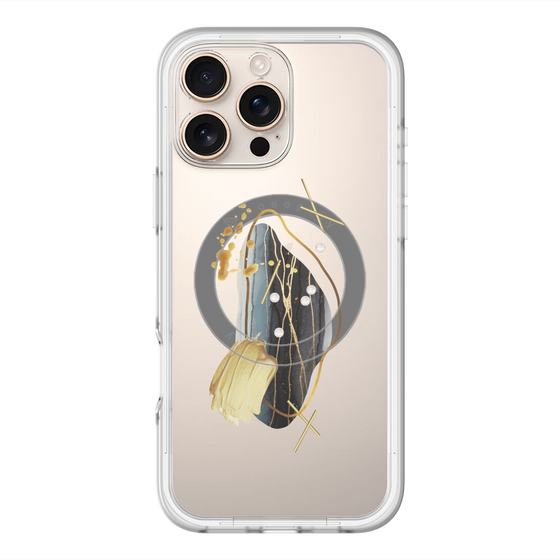 スリムプロテクションプレミアムケース with MagSafe［ Nuance Painting Black ］
