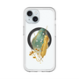 スリムプロテクションプレミアムケース with MagSafe［ Nuance Painting Green ］