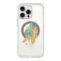 スリムプロテクションプレミアムケース with MagSafe［ Nuance Painting Green ］