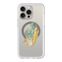スリムプロテクションプレミアムケース with MagSafe［ Nuance Painting Green ］