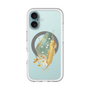 スリムプロテクションプレミアムケース with MagSafe［ Nuance Painting Green ］