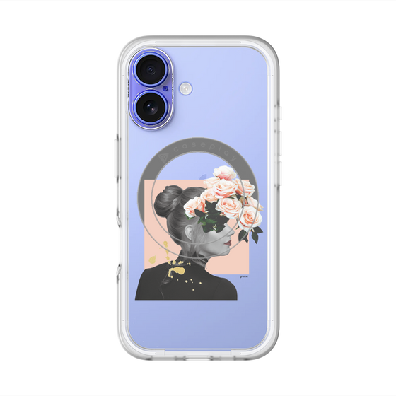 スリムプロテクションプレミアムケース with MagSafe［ grace. ］