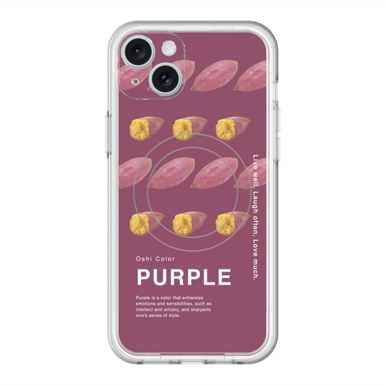 スリムプロテクションプレミアムケース with MagSafe［ PURPLE-Sweet potato ］