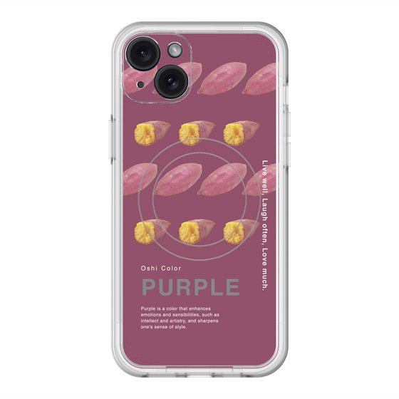 スリムプロテクションプレミアムケース with MagSafe［ PURPLE-Sweet potato ］