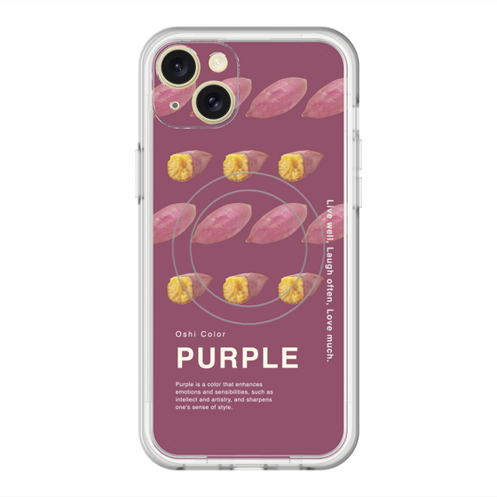 スリムプロテクションプレミアムケース with MagSafe［ PURPLE-Sweet potato ］