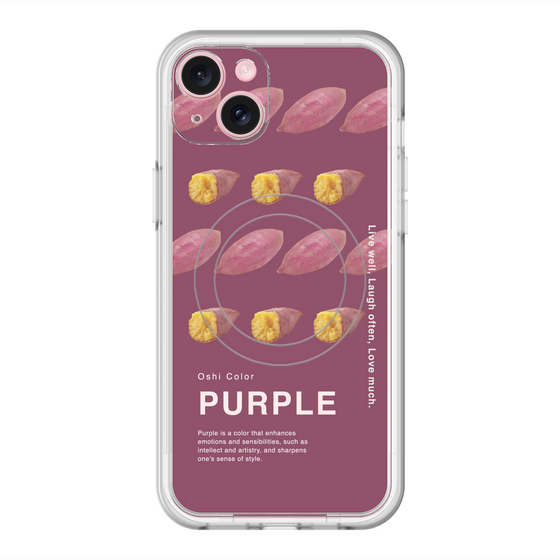スリムプロテクションプレミアムケース with MagSafe［ PURPLE-Sweet potato ］