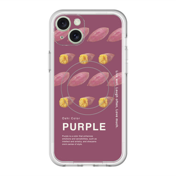 スリムプロテクションプレミアムケース with MagSafe［ PURPLE-Sweet potato ］