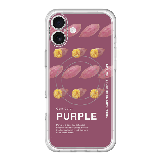 スリムプロテクションプレミアムケース with MagSafe［ PURPLE-Sweet potato ］