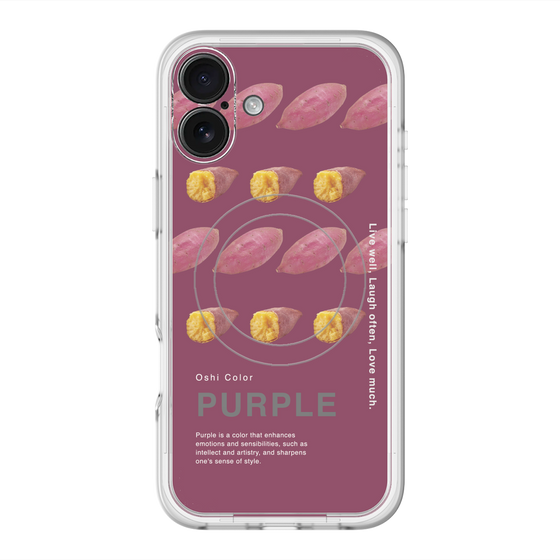 スリムプロテクションプレミアムケース with MagSafe［ PURPLE-Sweet potato ］