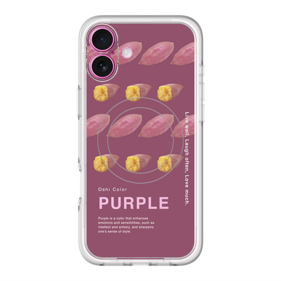 スリムプロテクションプレミアムケース with MagSafe［ PURPLE-Sweet potato ］
