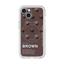 スリムプロテクションプレミアムケース with MagSafe［ BROWN-Chocolate ］