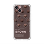 スリムプロテクションプレミアムケース with MagSafe［ BROWN-Chocolate ］