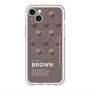 スリムプロテクションプレミアムケース with MagSafe［ BROWN-Chocolate ］