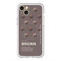 スリムプロテクションプレミアムケース with MagSafe［ BROWN-Chocolate ］