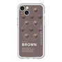 スリムプロテクションプレミアムケース with MagSafe［ BROWN-Chocolate ］