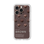 スリムプロテクションプレミアムケース with MagSafe［ BROWN-Chocolate ］