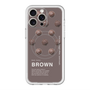 スリムプロテクションプレミアムケース with MagSafe［ BROWN-Chocolate ］