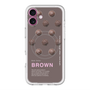 スリムプロテクションプレミアムケース with MagSafe［ BROWN-Chocolate ］