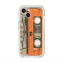 スリムプロテクションプレミアムケース with MagSafe［ RETORO CASSETTE TAPE - Skeleton Orange ］