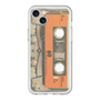 スリムプロテクションプレミアムケース with MagSafe［ RETORO CASSETTE TAPE - Skeleton Orange ］