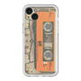 スリムプロテクションプレミアムケース with MagSafe［ RETORO CASSETTE TAPE - Skeleton Orange ］