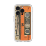スリムプロテクションプレミアムケース with MagSafe［ RETORO CASSETTE TAPE - Skeleton Orange ］