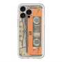 スリムプロテクションプレミアムケース with MagSafe［ RETORO CASSETTE TAPE - Skeleton Orange ］
