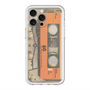 スリムプロテクションプレミアムケース with MagSafe［ RETORO CASSETTE TAPE - Skeleton Orange ］