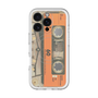 スリムプロテクションプレミアムケース with MagSafe［ RETORO CASSETTE TAPE - Skeleton Orange ］