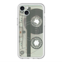スリムプロテクションプレミアムケース with MagSafe［ RETORO CASSETTE TAPE - Skeleton Blue ］
