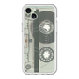 スリムプロテクションプレミアムケース with MagSafe［ RETORO CASSETTE TAPE - Skeleton Blue ］