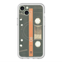スリムプロテクションプレミアムケース with MagSafe［ RETORO CASSETTE TAPE - Opacity Black ］