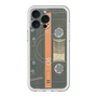 スリムプロテクションプレミアムケース with MagSafe［ RETORO CASSETTE TAPE - Opacity Black ］
