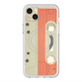 スリムプロテクションプレミアムケース with MagSafe［ RETORO CASSETTE TAPE - Opacity White ］