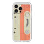 スリムプロテクションプレミアムケース with MagSafe［ RETORO CASSETTE TAPE - Opacity White ］
