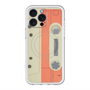 スリムプロテクションプレミアムケース with MagSafe［ RETORO CASSETTE TAPE - Opacity White ］