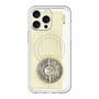 スリムプロテクションプレミアムケース with MagSafe［ RETORO RADIO - White ］