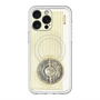 スリムプロテクションプレミアムケース with MagSafe［ RETORO RADIO - White ］