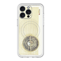 スリムプロテクションプレミアムケース with MagSafe［ RETORO RADIO - White ］