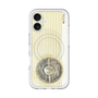 スリムプロテクションプレミアムケース with MagSafe［ RETORO RADIO - White ］