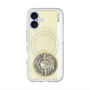 スリムプロテクションプレミアムケース with MagSafe［ RETORO RADIO - White ］