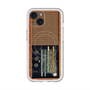 スリムプロテクションプレミアムケース with MagSafe［ RETORO RADIO - Brown ］