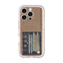 スリムプロテクションプレミアムケース with MagSafe［ RETORO RADIO - Brown ］