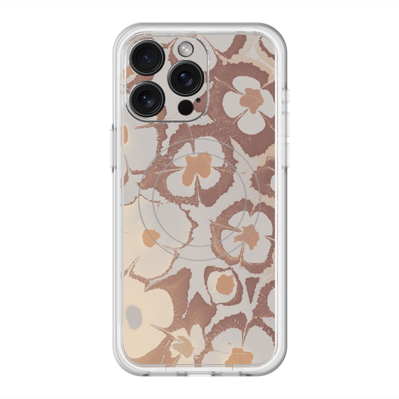 スリムプロテクションプレミアムケース with MagSafe［ y2k(Year2000) - Flower - Pink Beige ］