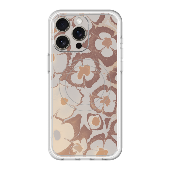 スリムプロテクションプレミアムケース with MagSafe［ y2k(Year2000) - Flower - Pink Beige ］