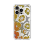 スリムプロテクションプレミアムケース with MagSafe［ y2k(Year2000) - Flower - Yellow Gray ］