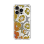 スリムプロテクションプレミアムケース with MagSafe［ y2k(Year2000) - Flower - Yellow Gray ］