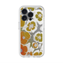 スリムプロテクションプレミアムケース with MagSafe［ y2k(Year2000) - Flower - Yellow Gray ］
