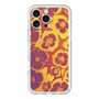 スリムプロテクションプレミアムケース with MagSafe［ y2k(Year2000) - Flower - Orange purple ］